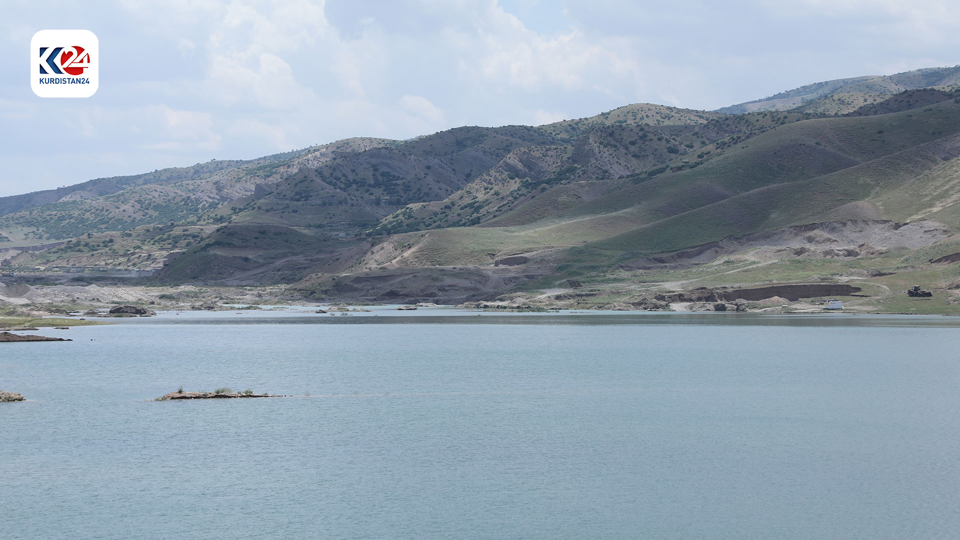 کارکردن لە بەنداوی بەستۆرە بەردەوامە (وێنە: ئیسلام هیرۆ - کوردستان24)